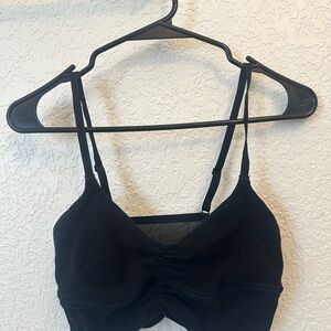 Colsie Black Ruched Bralette